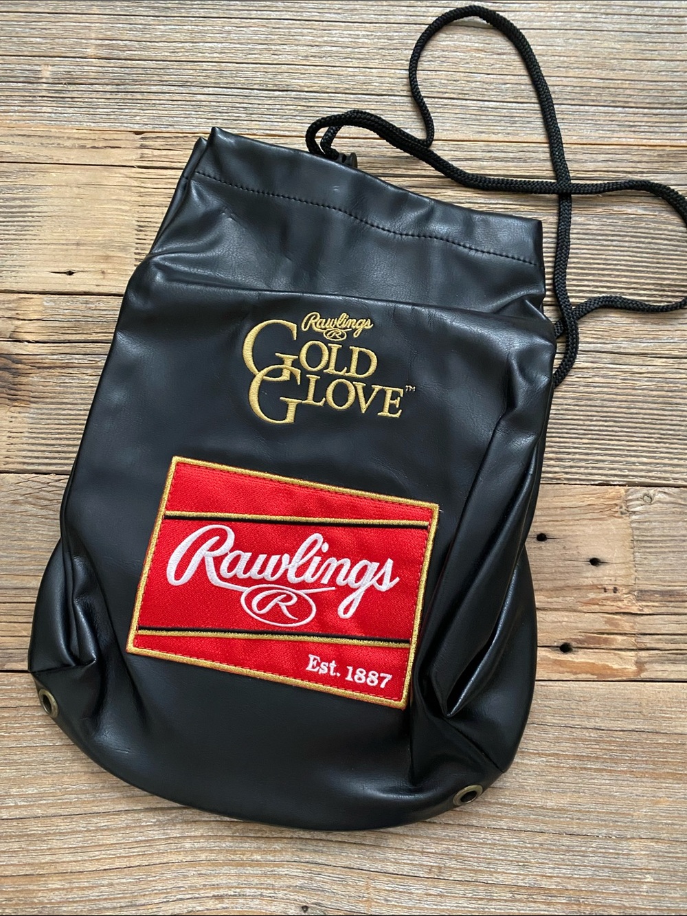 Rawlings Gold Glove Drawstring Glove/Ball  Bag. NWOT.